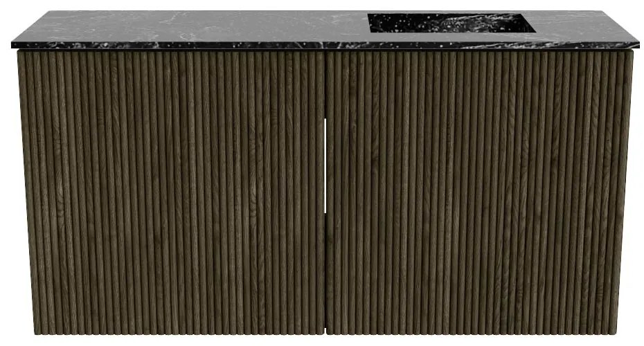 Mondiaz Joya DLux 80cm toiletmeubel shadow met wastafel faye rechts zonder kraangat lava