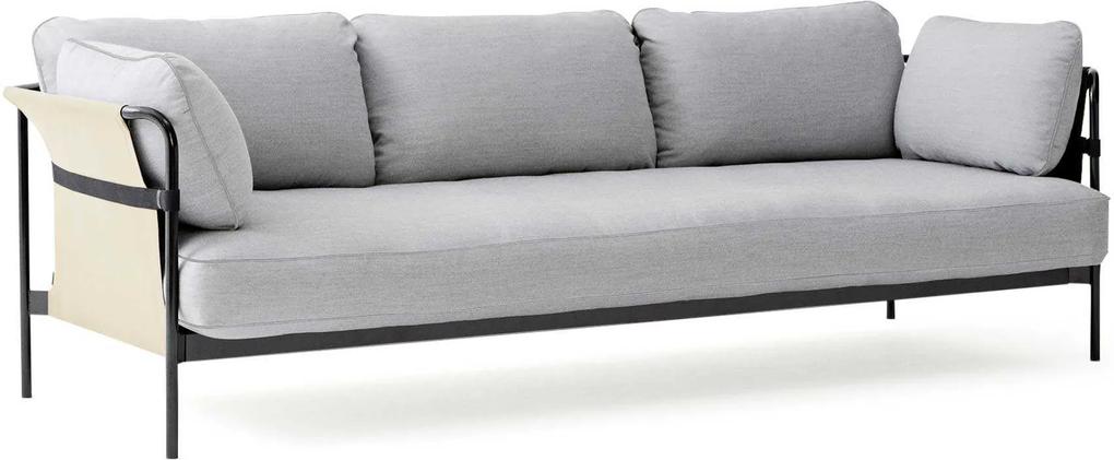 Hay Can Sofa 3-zits gepoedercoat staal canvas wit surface 120