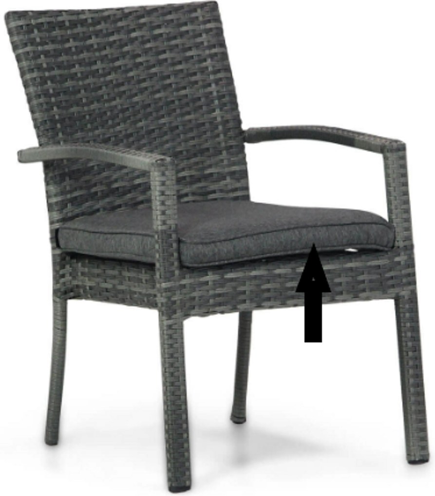 Albergo Dining Zitkussen Grijs