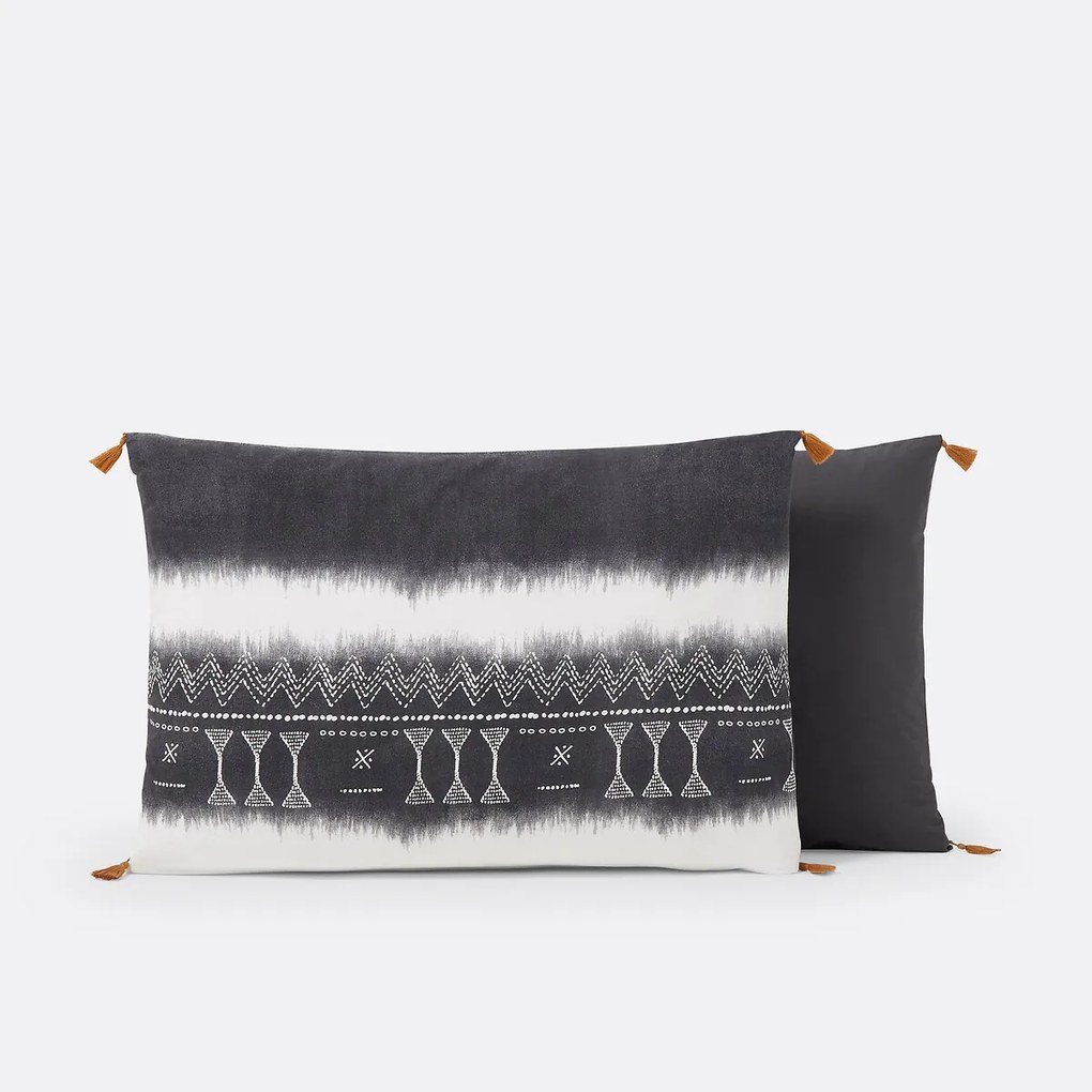 Kussensloop in gewassen katoen, Yoruba