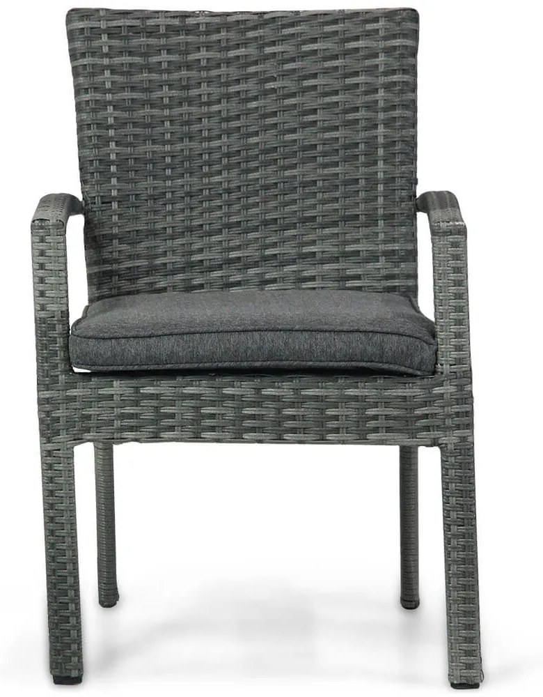 Tuinstoel Wicker Grijs-antraciet Domani Furniture Albergo