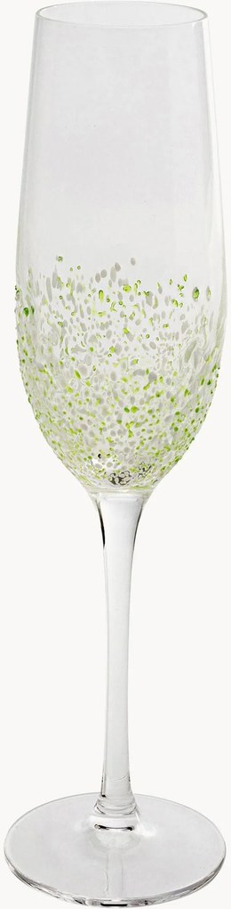 Champagneglazen Confetti, 4-delig