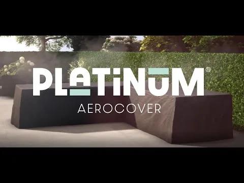 Platinum Aerocover loungesethoes 255x255x90x65 cm - L-vorm trapeze