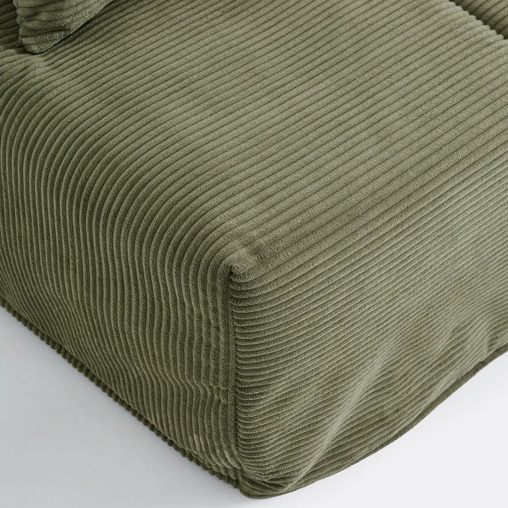 Slaapbank BZ, premium HR 12 cm, ribfluweel, AVA