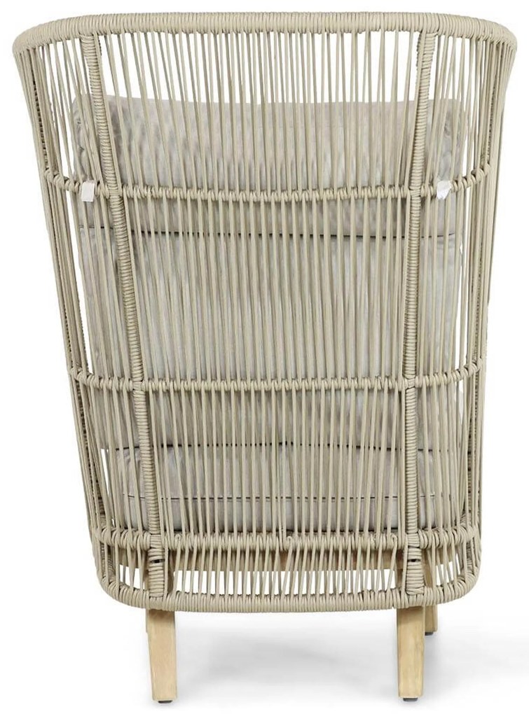 Tuinstoel Eucalyptus hout Naturel teak Coco Napoli