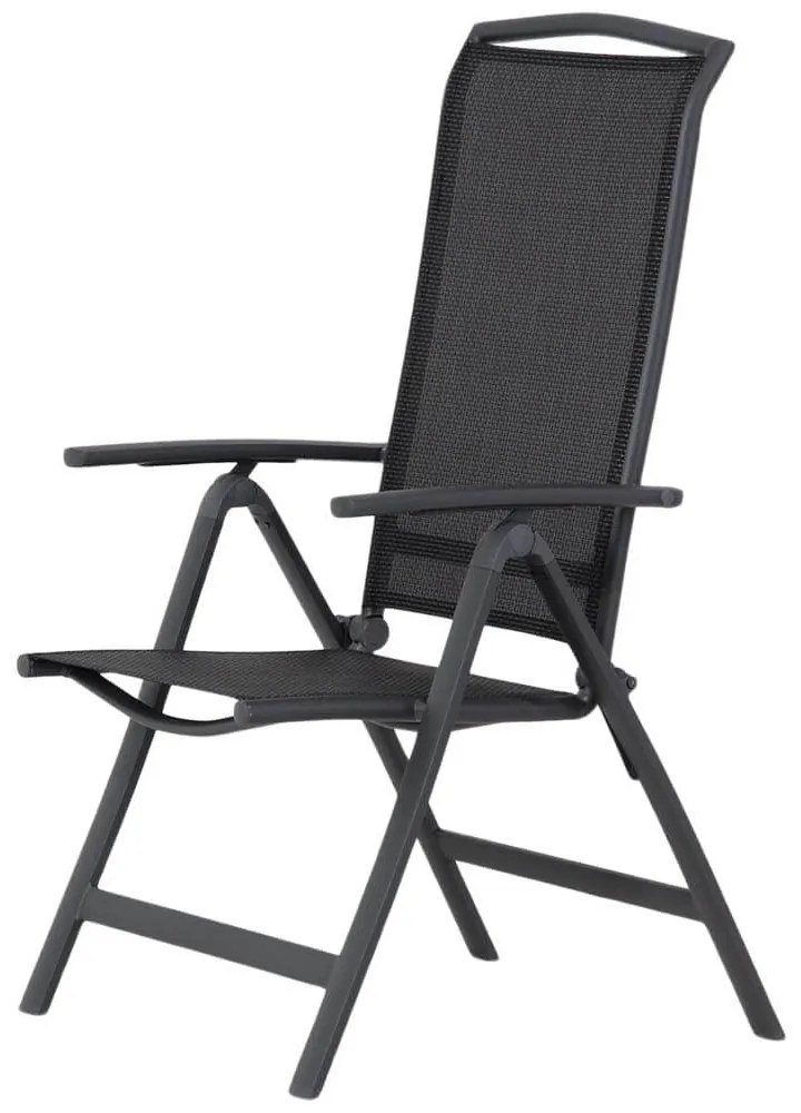 Tuinset 2 personen 90 cm Aluminium/textileen Grijs Lifestyle Garden Furniture Tirana/Mondello