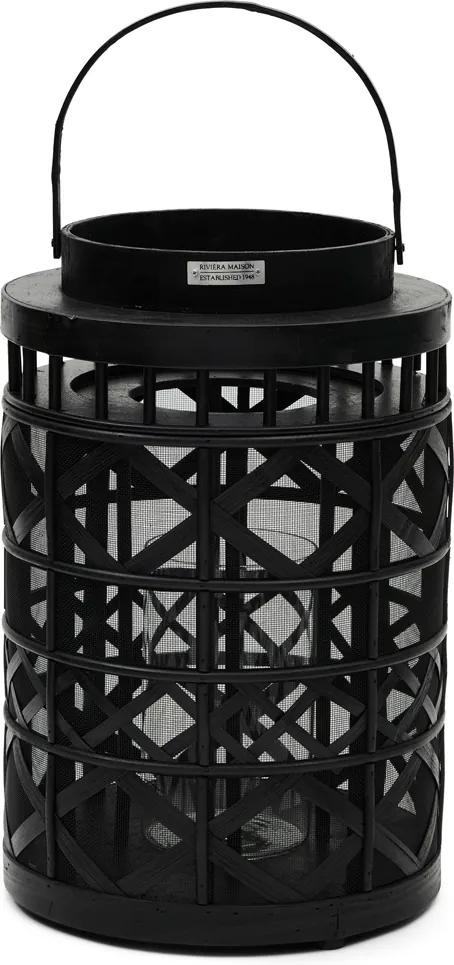 Rivièra Maison - New Hampshire Lantern S black - Kleur: zwart