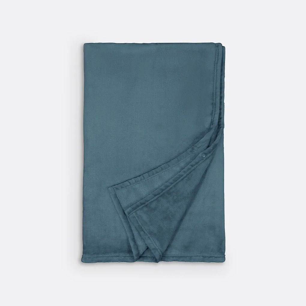 Fleece plaid met mouwen, recycled polyester, Javi