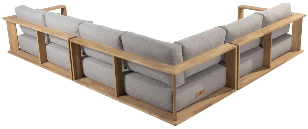4 Seasons Outdoor Eternity hoekbank teak SALE Loungeset    weerbestendig