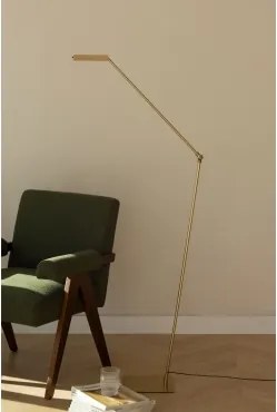 Valtyn Led Vloerlamp Van Metaal Goud - Sklum