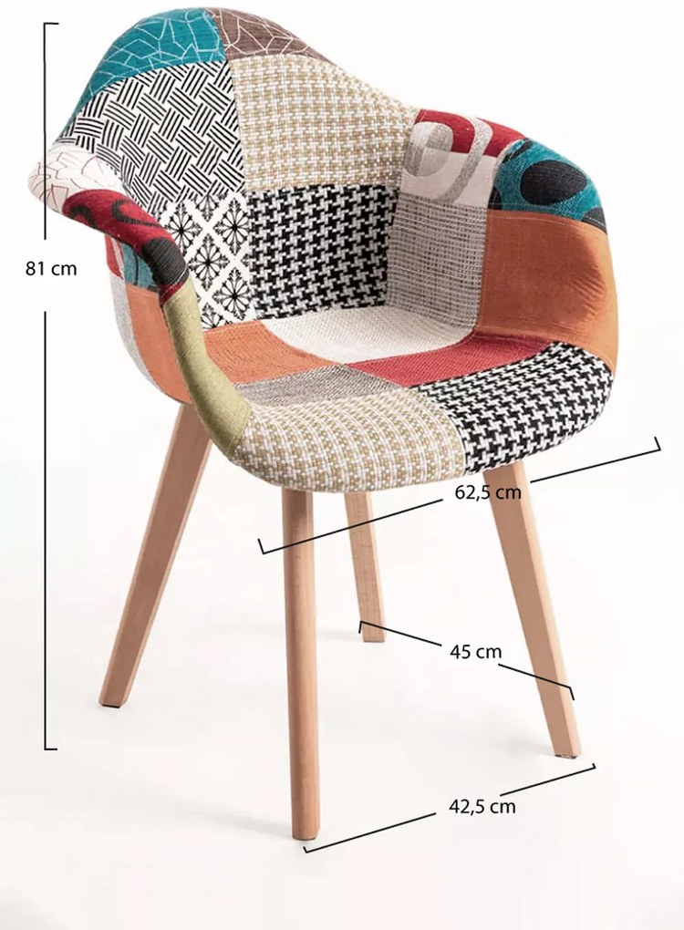 Belu Patchwork Stoel