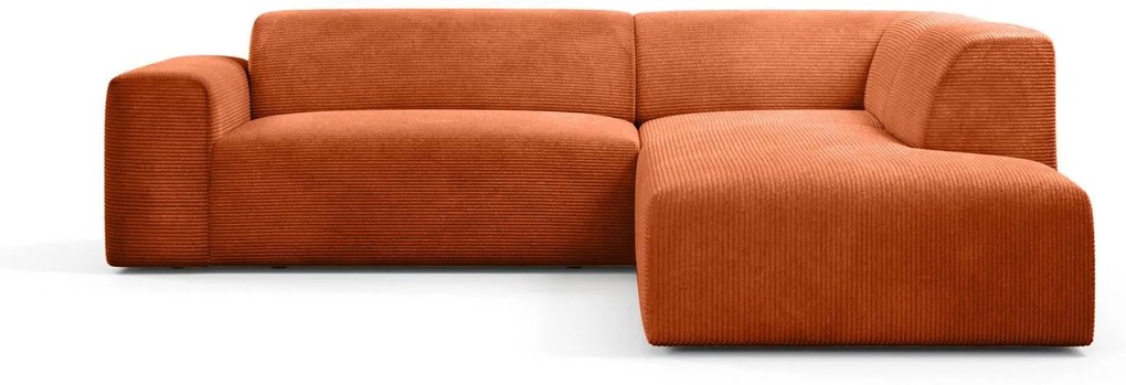 Hoekbank Nina Big rechts ribstof | NADUVI Collection