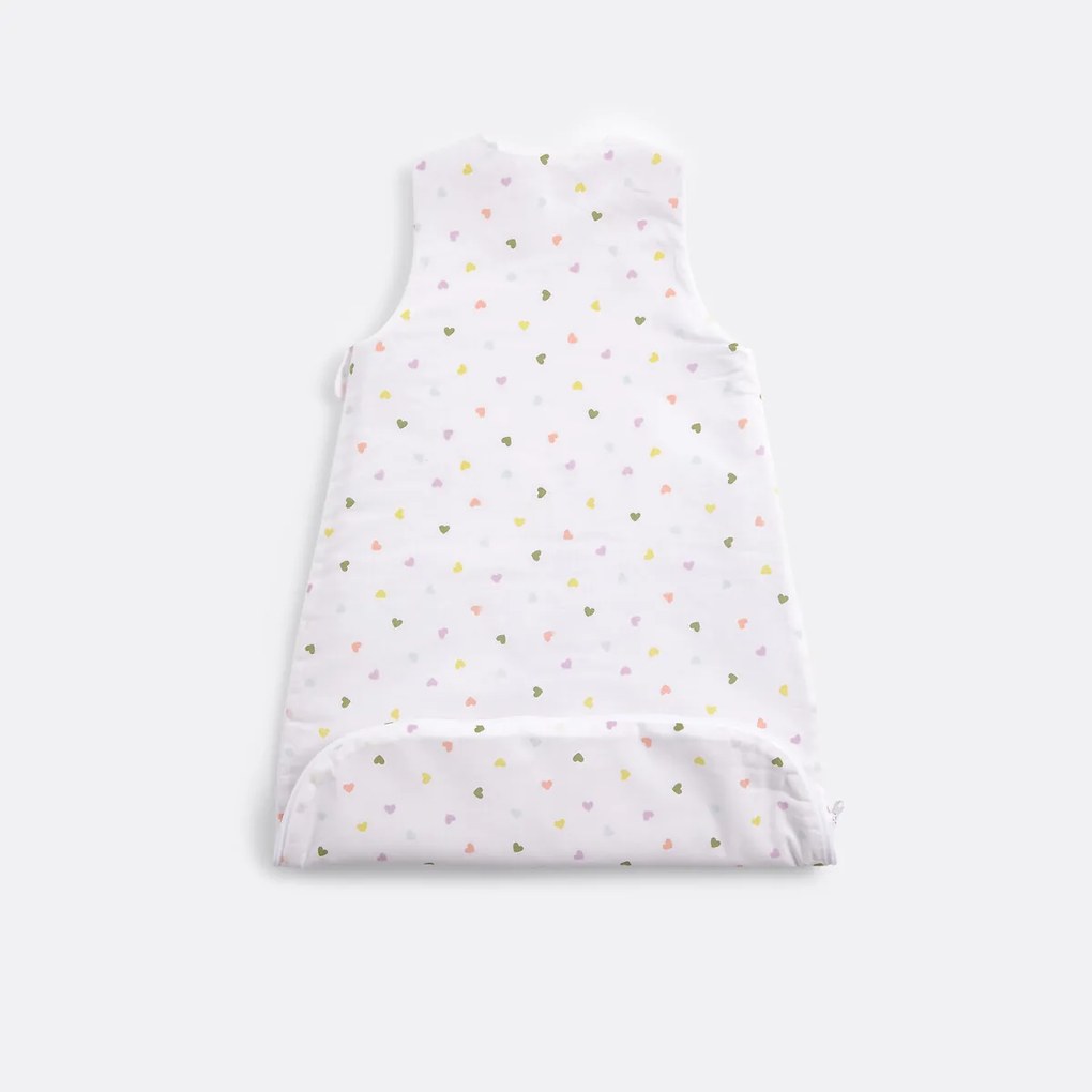Slaapzak van biologisch katoen met hartjesprint, SCACCO