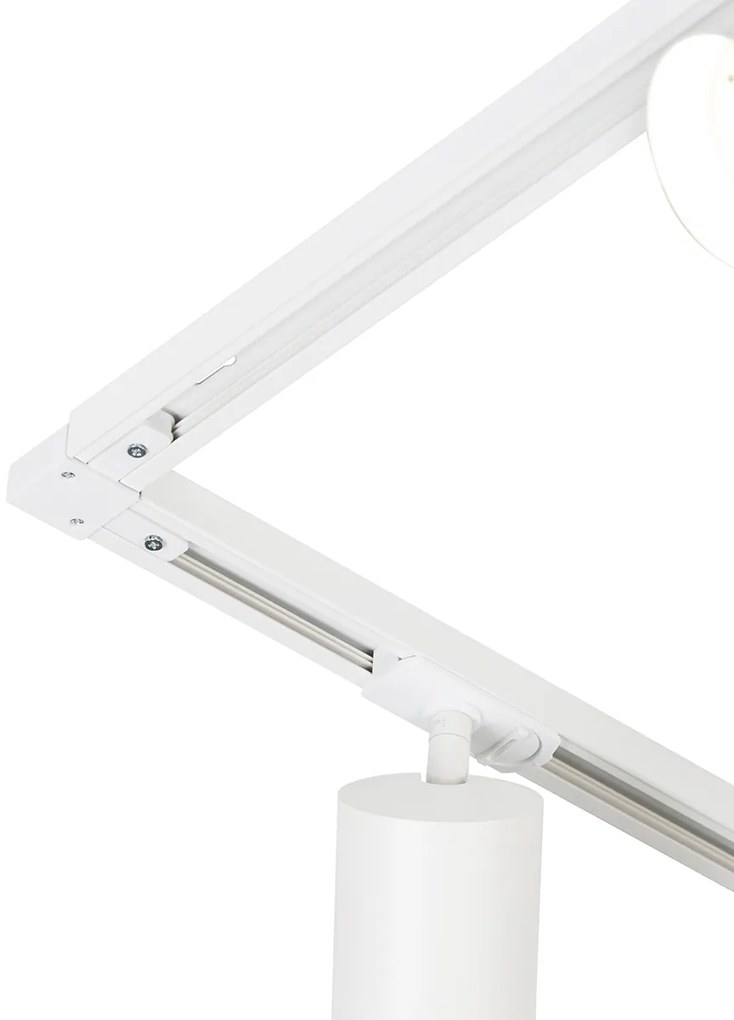 Modern railsysteem met 5 spots wit 1-fase GU10 70mm - Iconic Jeana Luxe