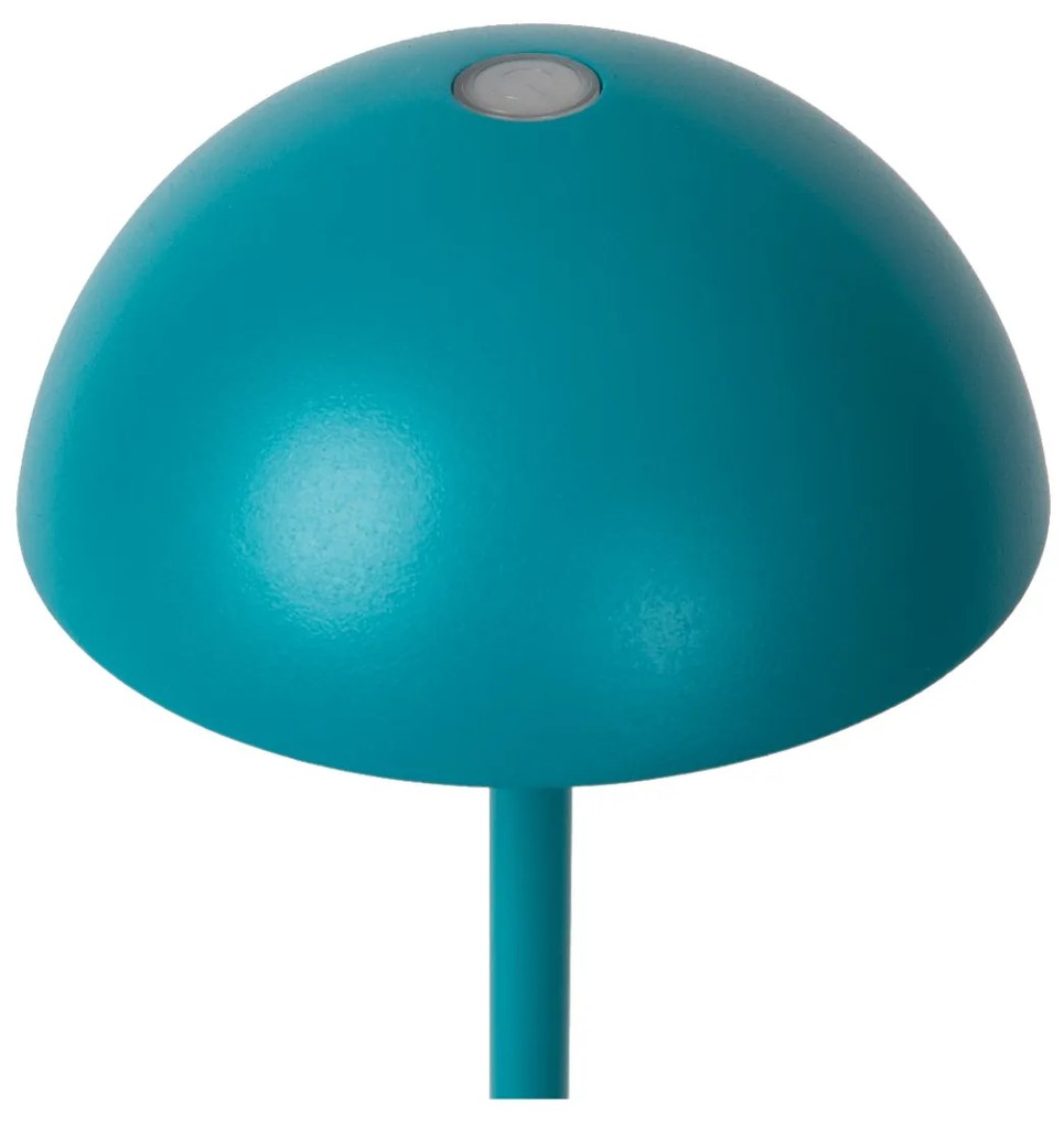 Lucide Joy oplaadbare lamp 1.5W 30x12cm turquoise