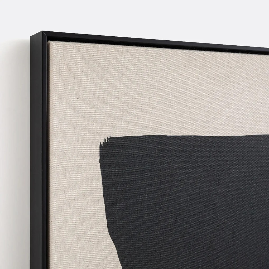 Doek in bedrukt linnen 70x100 cm, Lodga