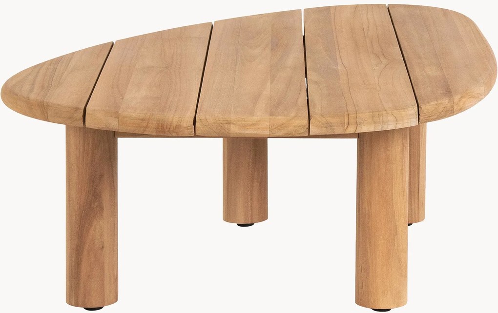 Tuin salontafel Titus van teakhout in organische vorm