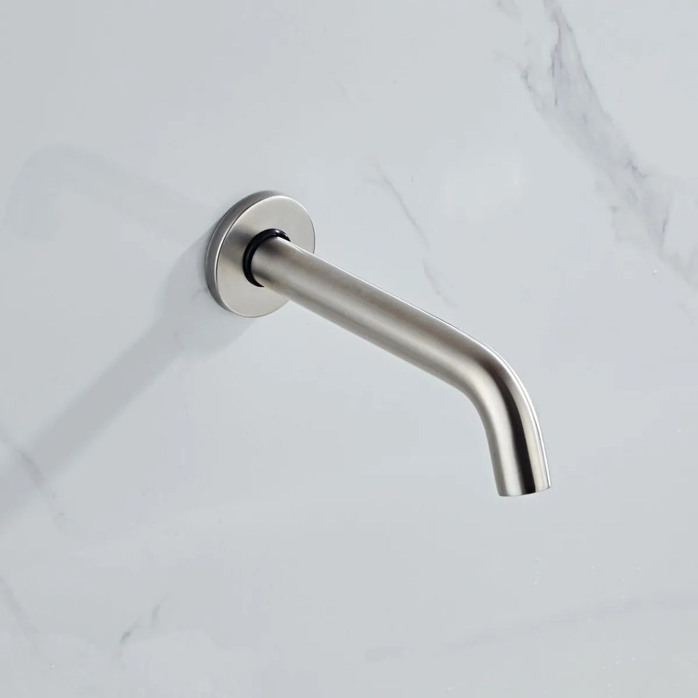 Saniclear Exclusive Curved inbouw badkraan RVS