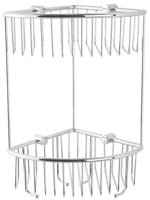 Eastbrook Solid messing doucherek dubbel hoek chroom