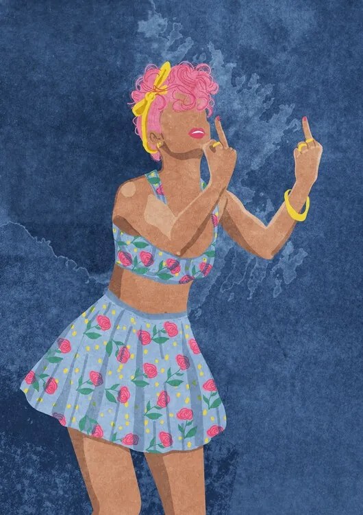 Ilustratie Not your girl, Raissa Oltmanns