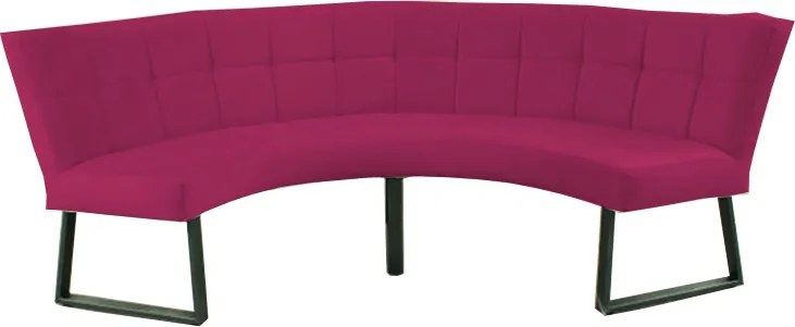 Eetkamerbank - Amsterdam - stof Element fuchsia 19 - geschikt voor tafel 150 cm
