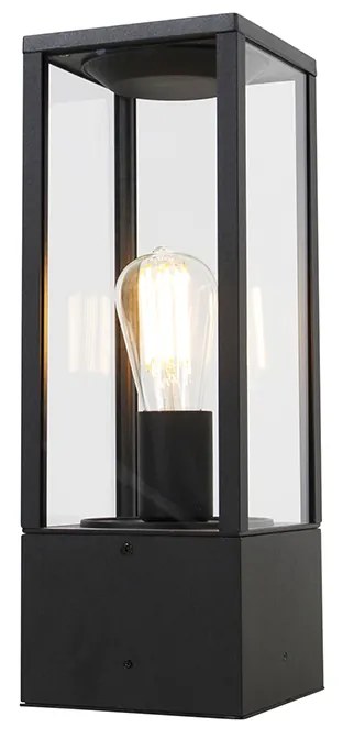 Smart staande buitenlamp zwart 40 cm incl. Wifi ST64 - Charlois