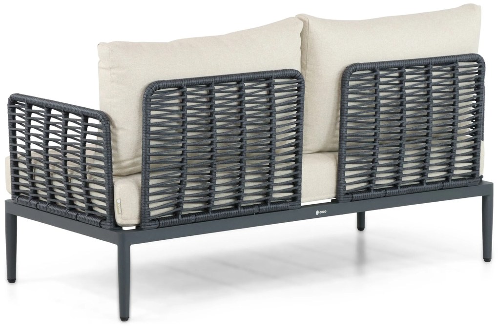 Stoel en Bank Loungeset 5 personen Aluminium/wicker Grijs Coco Ibiza