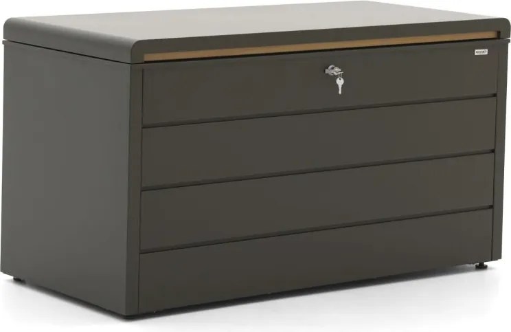 + 15% kassakorting | Tuin opbergbox Kees Smit  | Waterdicht | Kussenbox | Staal | Groen | 134x80cm | Kees Smit Tuinmeubelen