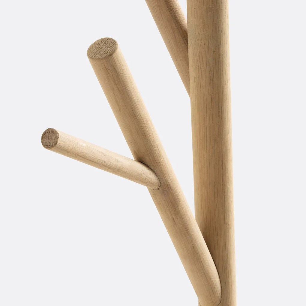 Kapstok in eikenhout en eikenfineer, Selfrid