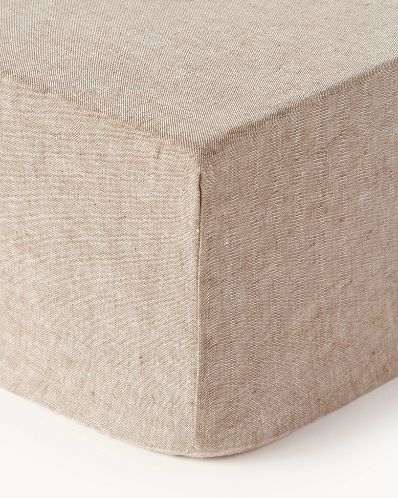 Boxspring hoeslaken Linna, linnen
