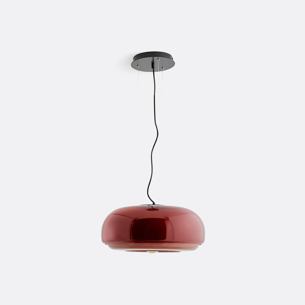 Hanglamp in gekleurd glasØ45 cm, Kinoko