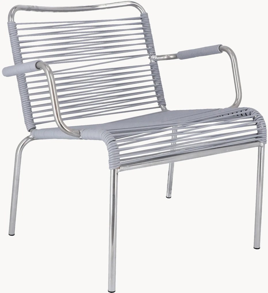 Handgemaakte tuin loungefauteuils Mya Spaghetti, 2-delig, stapelbaar