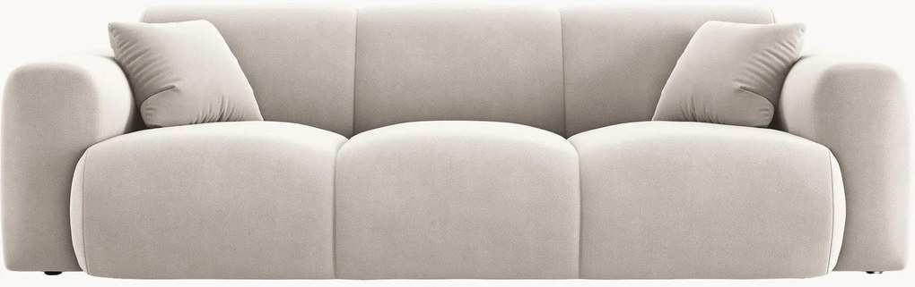 Fluwelen bank Nolio (3-zits), B 235 cm