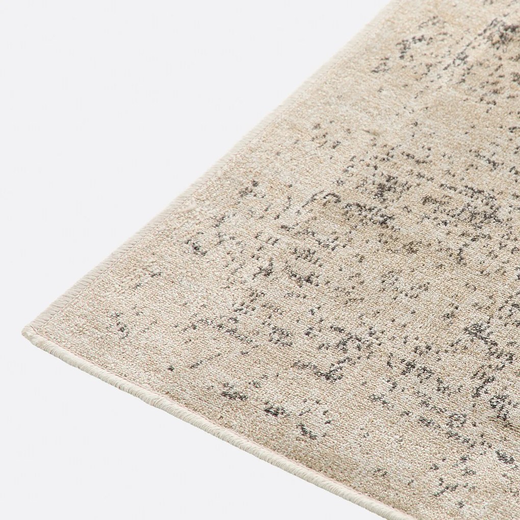 Vintage vloerkleed, bedrukt, used-effect, DIONA