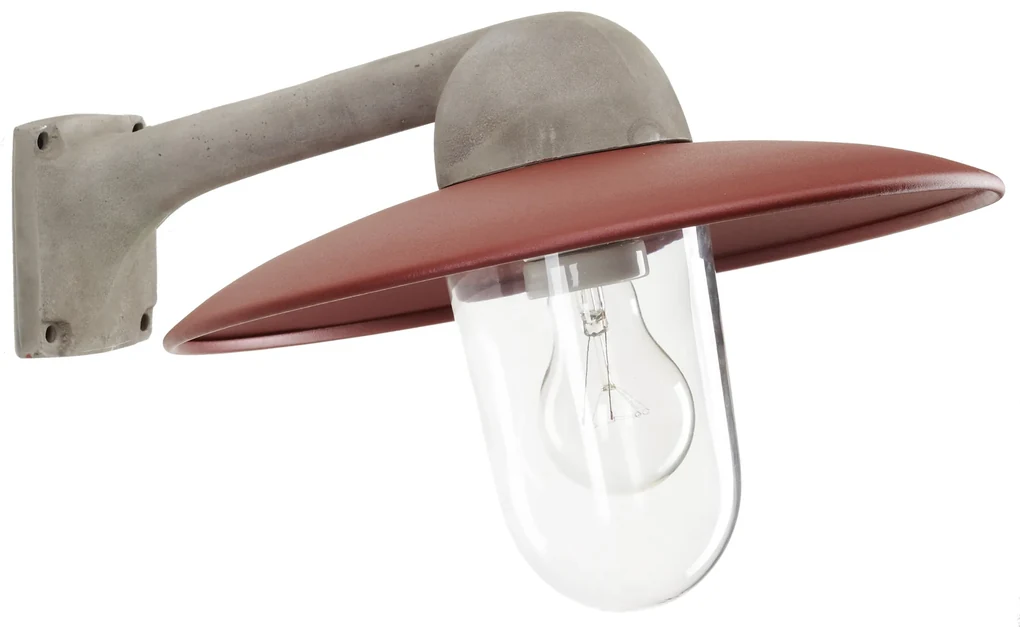 Wandlamp Fabrique Alu/Rood