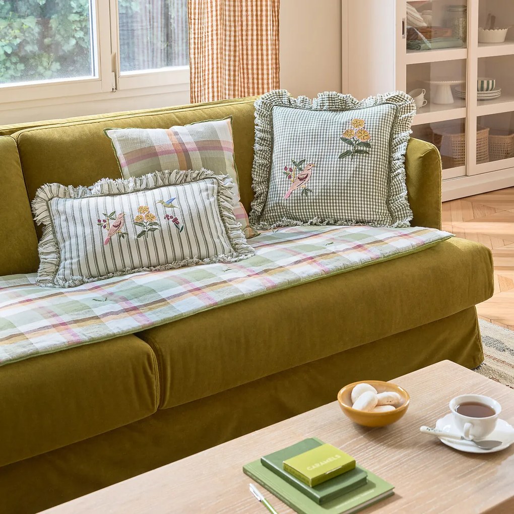 Zitmatras linnen/katoen, Howard