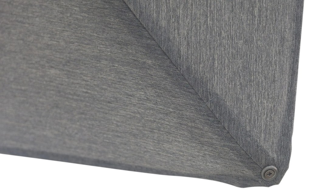 Zweefparasol 3x3m S2 Excellent (excl. voet) Grijs-antraciet Camello Luna