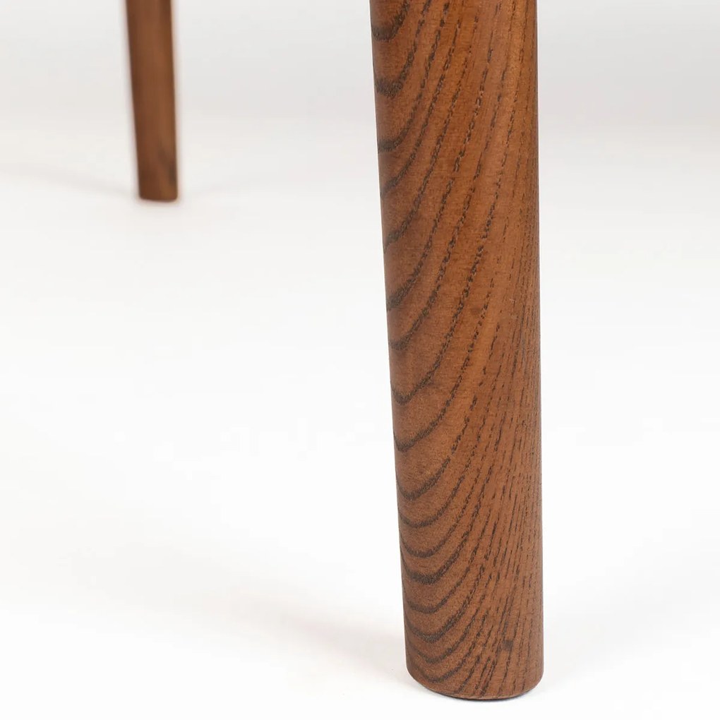 Zuiver Twist Round Walnut Walnoot Eettafel Uitschuifbaar 120-160 Cm - 120 X 120cm.