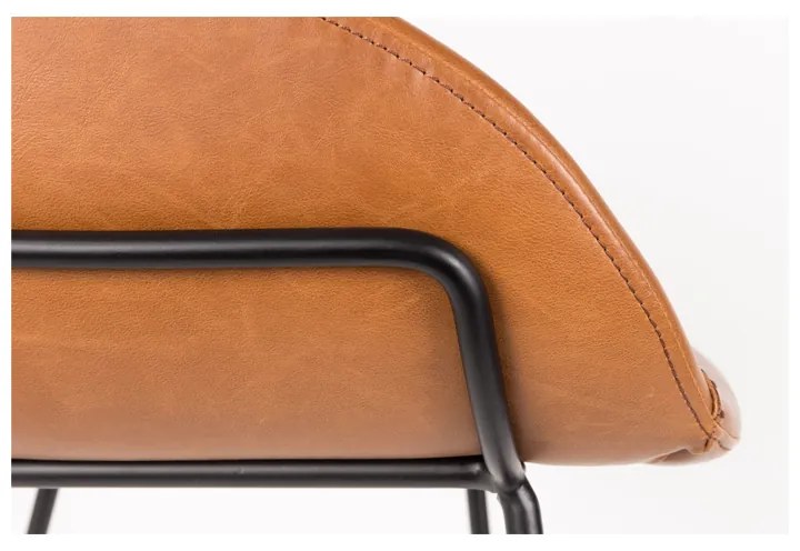 Zuiver Feston Hoge Design Barkruk PU-leer Bruin
