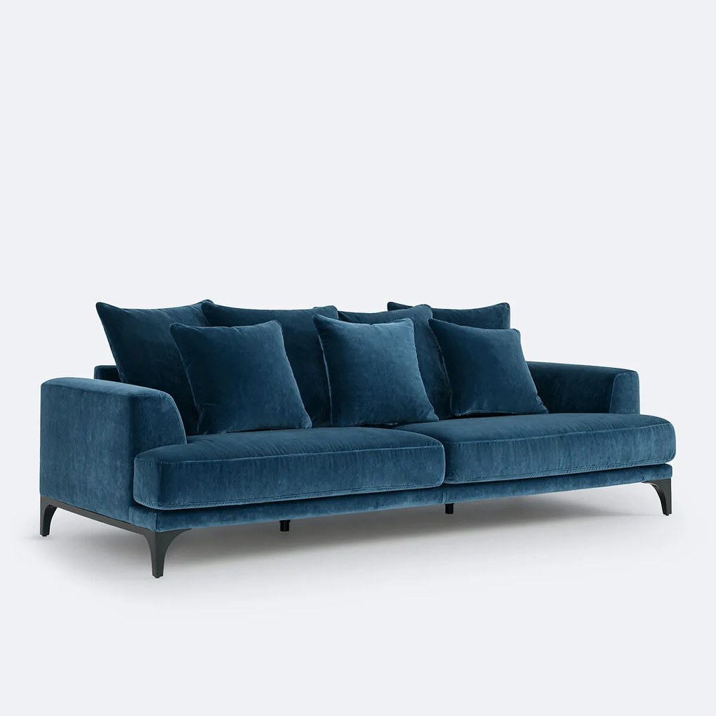 Bank, 3- of 4-zits, fluweel, ARMENTO