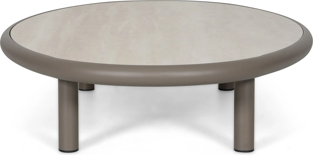 Hoek loungeset 4 personen Aluminium Taupe  Santika Furniture Santika