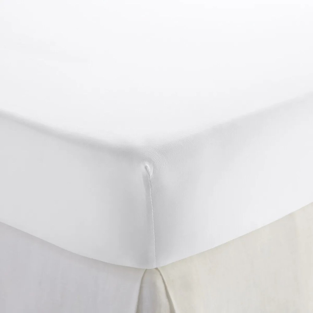 Hoeslaken van gewassen microvezel, gerecycled polyester, hoogte 30 cm