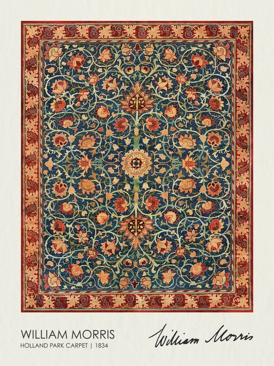 Kunstreproductie Holland Park Carpet (1834), William Morris