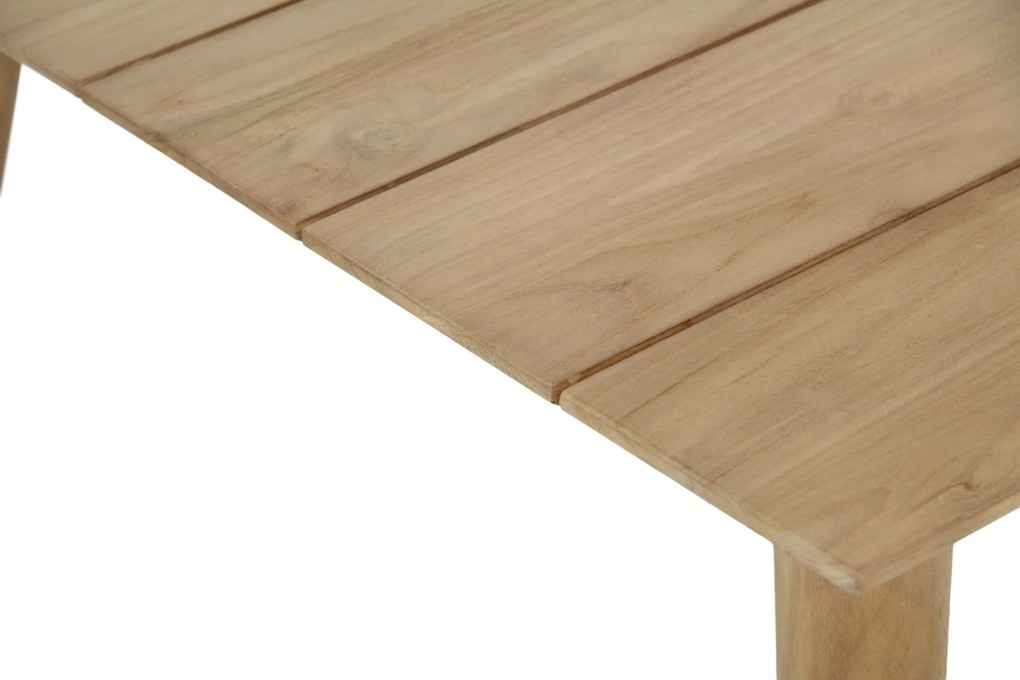 Dining Tuintafel rechthoekig 170 x 100 cm Teak Naturel teak Sophie