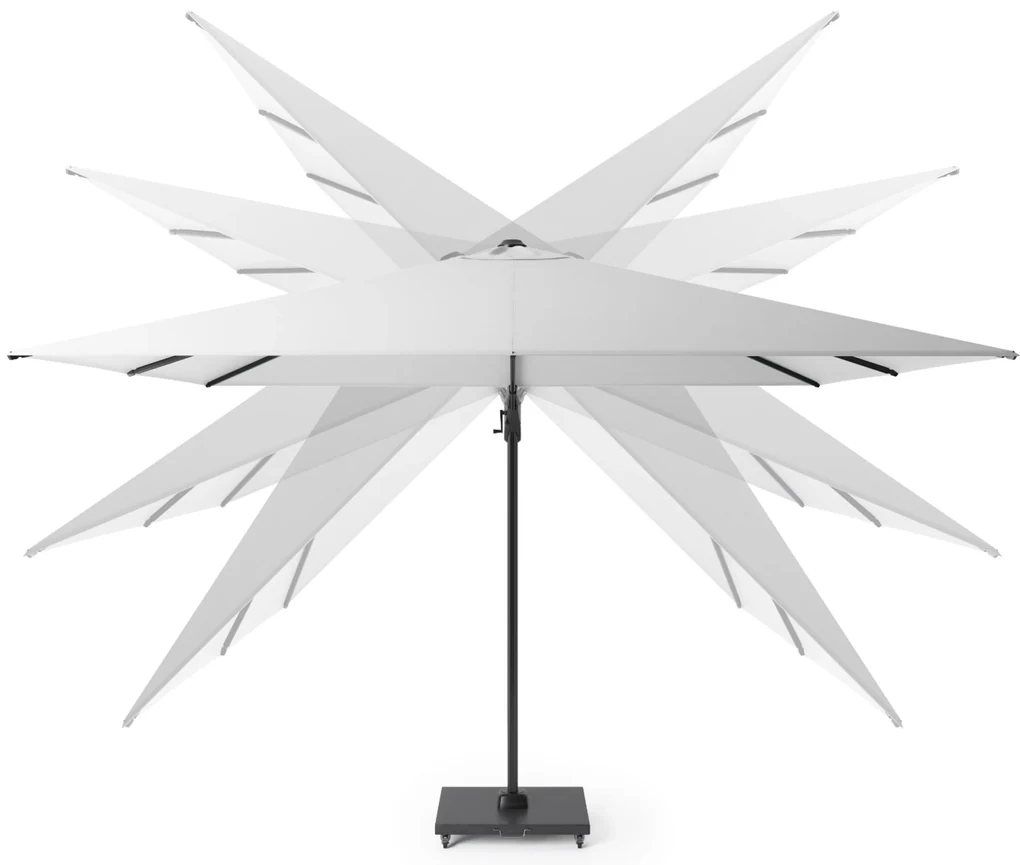 Platinum Challenger zweefparasol 3x3m T2 premium (excl.voet) lush green