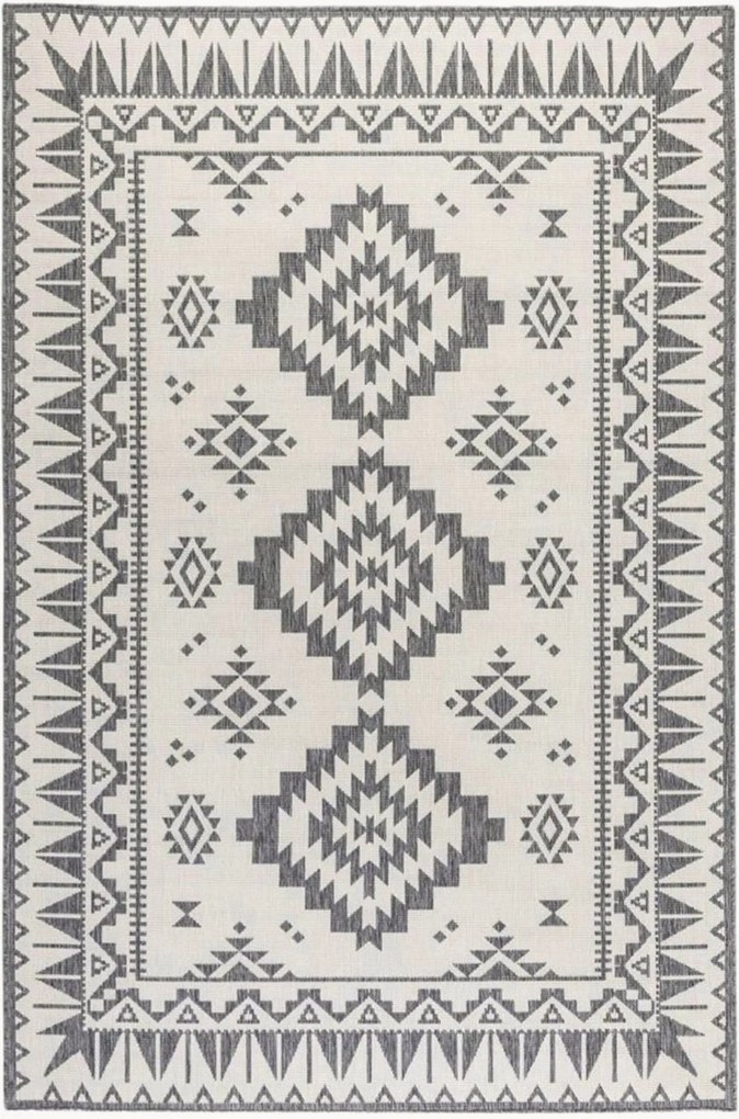 Omkeerbaar in- & outdoor laagpolig vloerkleed Gemini Dynamic
