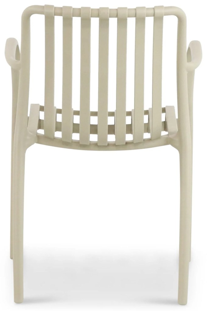 Tuinset 4 personen 160 cm Kunststof Taupe Domani Furniture Vento/Weston