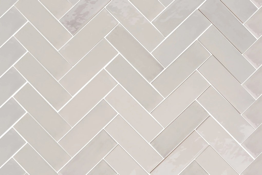 Wandtegel beige Sartoria Tbrick 16x5cm seashell dark glossy glans gerectificeerd