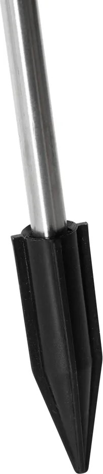 Set van 2 buitenlampen zwart incl. LED met solar en grondpin - Fire Fly
