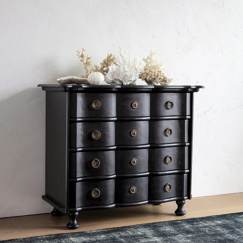 Kruisboog ladekast van mangohout en MDF, Pensée